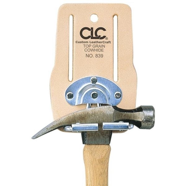 Clc Work Gear Tool Works Series Hammer Holder, Leather, Tan, 712 in W, 24 in H, Tan, Leather 839